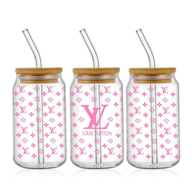 LV Pink UV DTF Wrap