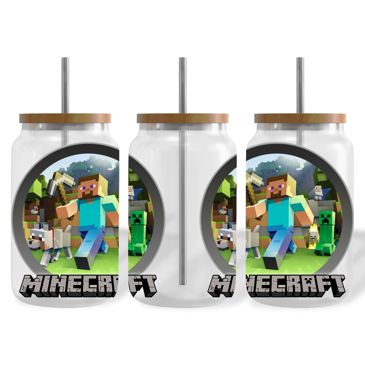 Minecraft 1 UV DTF Wrap