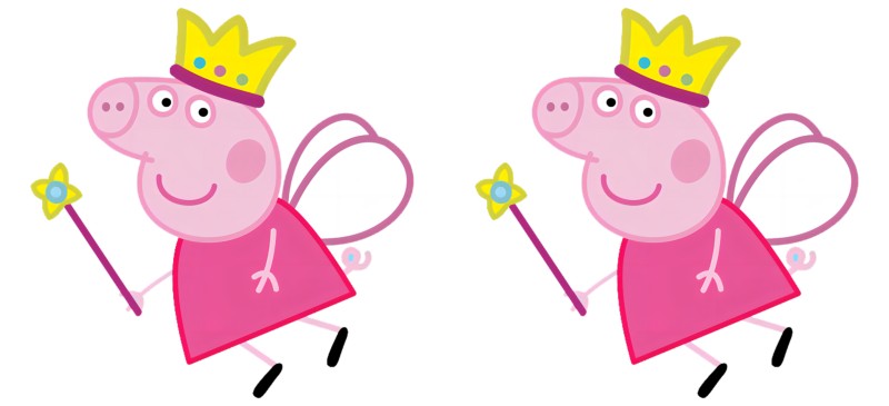 Peppa Pig 3 UV DTF Wrap