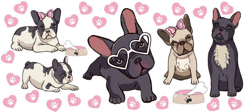 French Bulldog 2 UV DTF Wrap