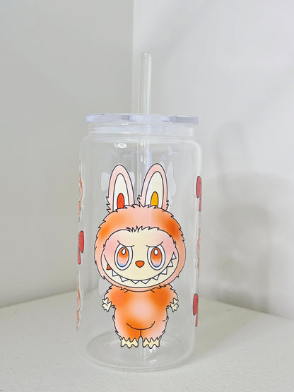 Labubu Happlyness Glass Cup