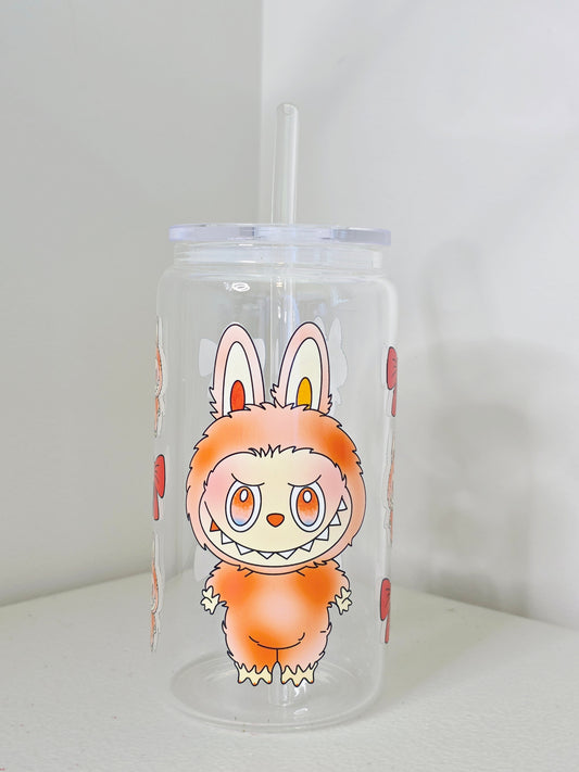 Labubu Happlyness Glass Cup