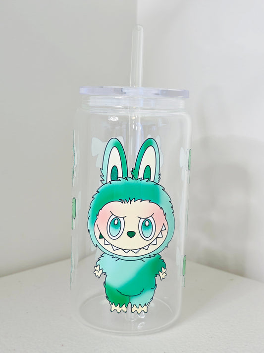 Labubu Serenity Glass Cup