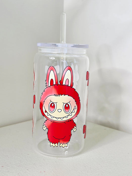 Labubu Love Glass Cup
