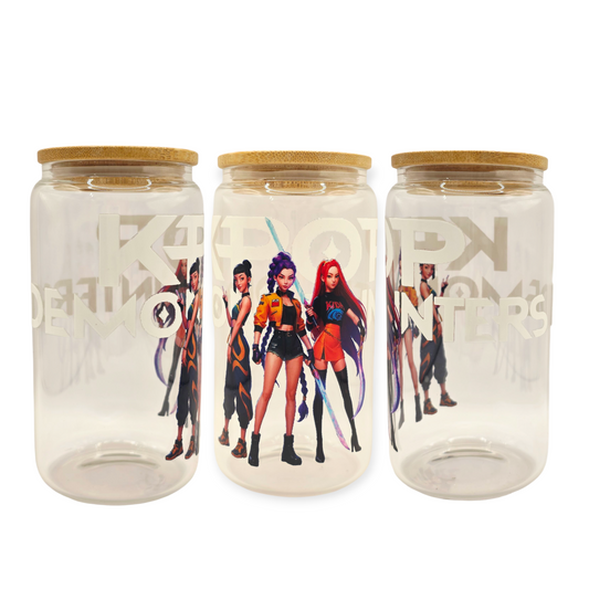 Demon Hunters 4 glass cup