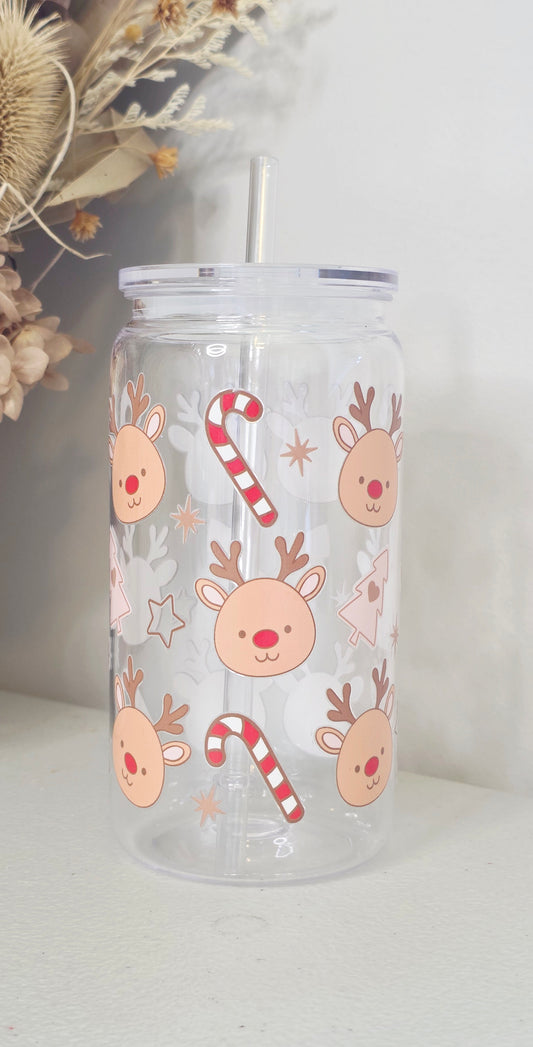 Xmas Reindeer (plastic cup)