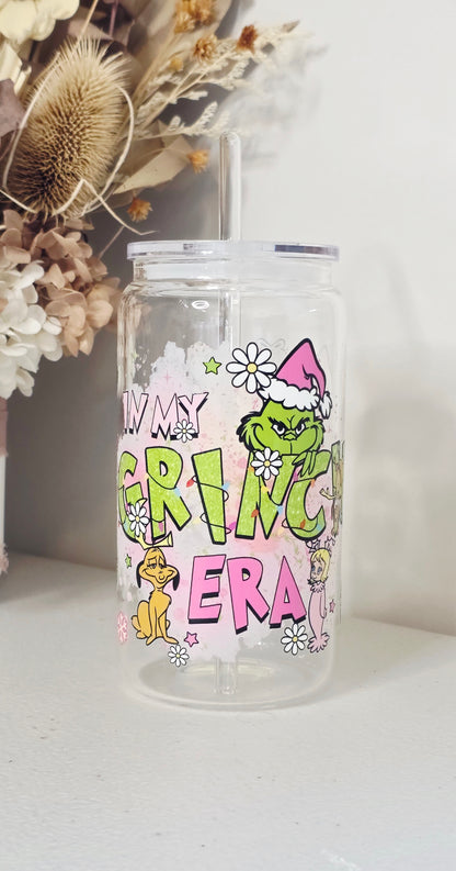 Xmas Grinch 2 (glass cup)