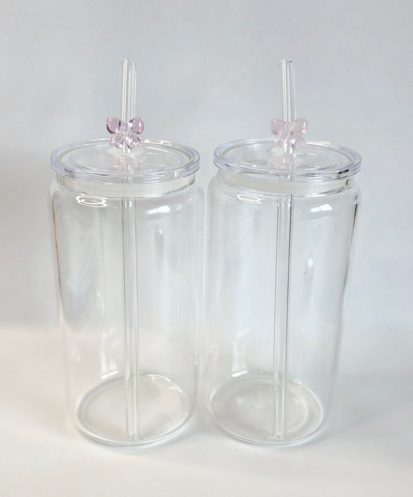 Glass Straw Pink 2