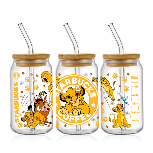 Starbies Lion King UV DTF Wrap
