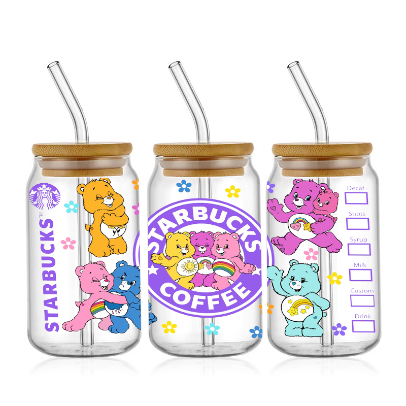 Starbies Care Bears 1 UV DTF Wrap