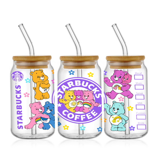 Starbies Care Bears 1 UV DTF Wrap