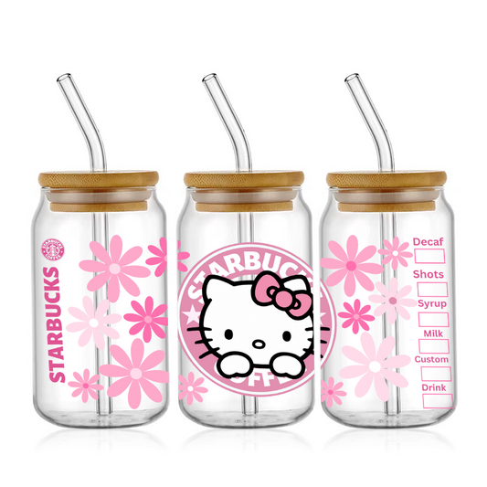 Starbies Hello Kitty UV DTF Wrap