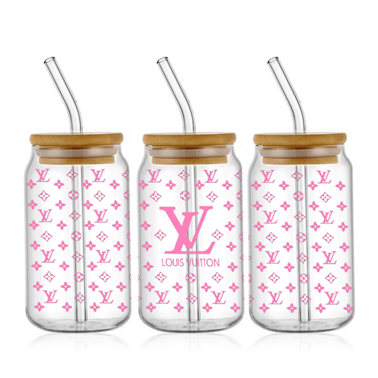 LV Pink UV DTF Wrap
