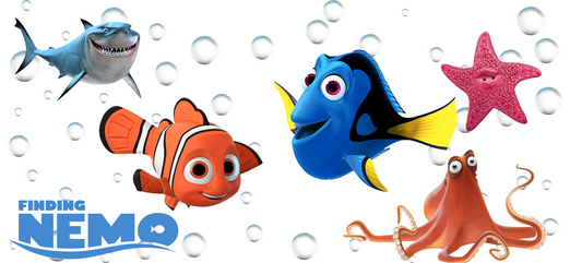 Finding Nemo UV DTF Wrap