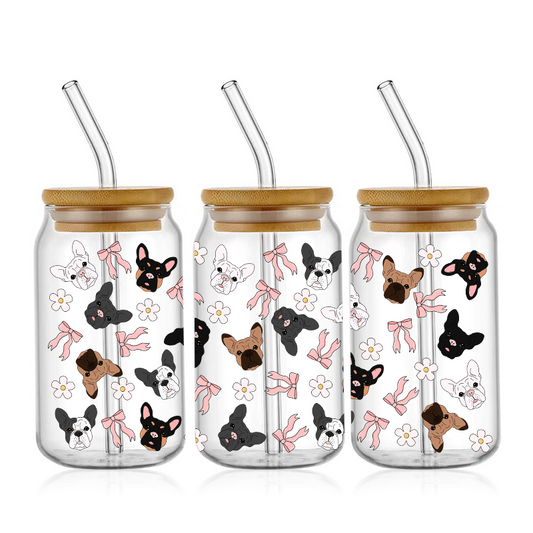 French Bulldogs UV DTF Wrap