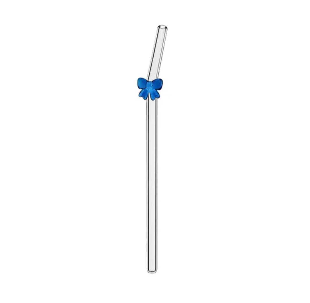 Glass Straw Blue 2