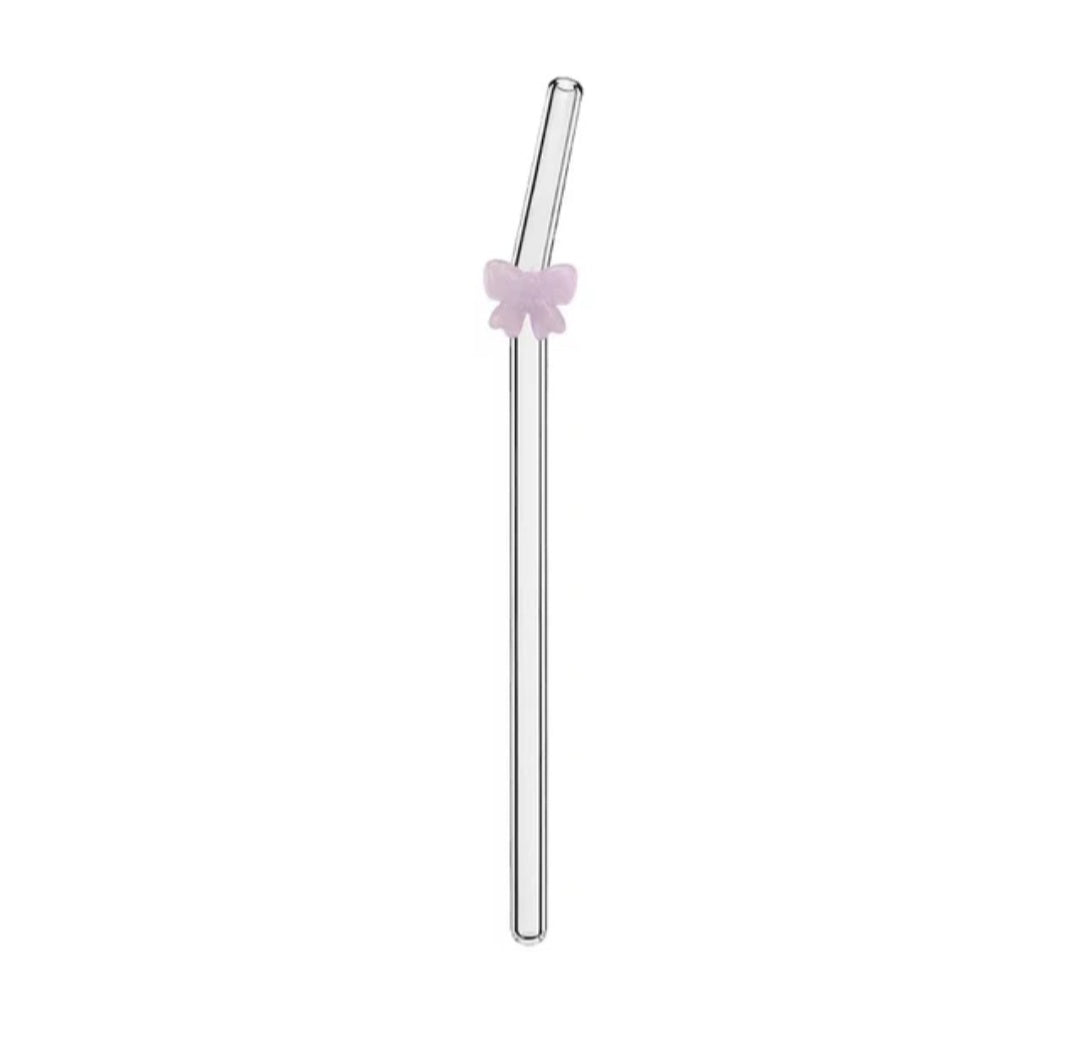 Glass Straw Pink 2
