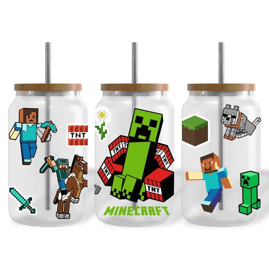 Minecraft 2 UV DTF Wrap