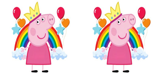 Peppa Pig 2 UV DTF Wrap