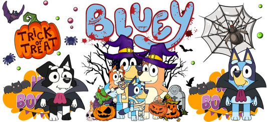 Halloween Bluey UV DTF Wrap