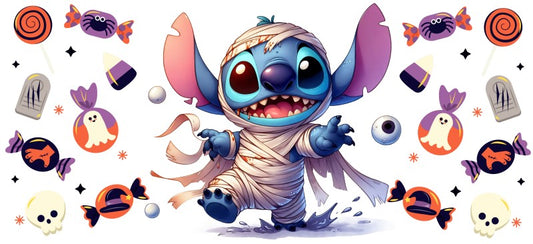 Halloween Stitch 1 UV DTF Wrap