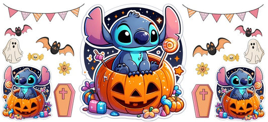 Halloween Stitch 2 UV DTF Wrap