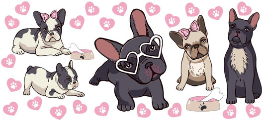 French Bulldog 2 UV DTF Wrap