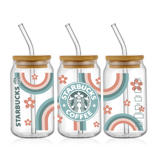Starbies Coffee UV DTF Wrap