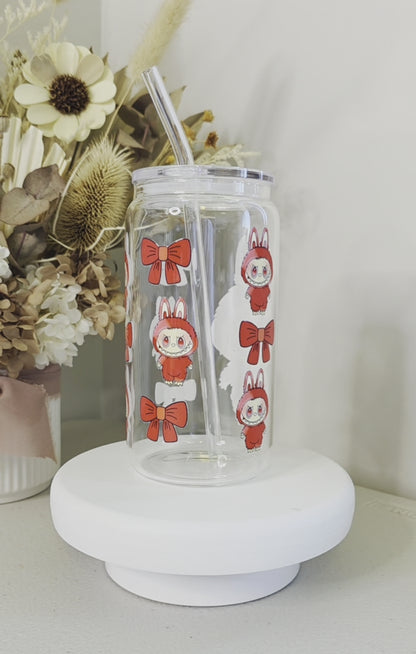 Labubu Love Glass Cup