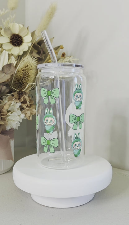 Labubu Serenity Glass Cup