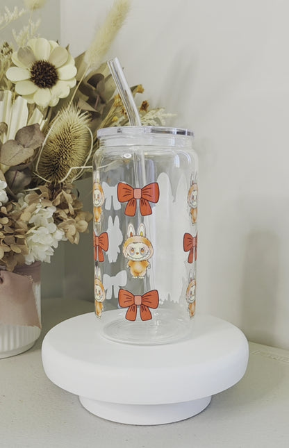 Labubu Happlyness Glass Cup